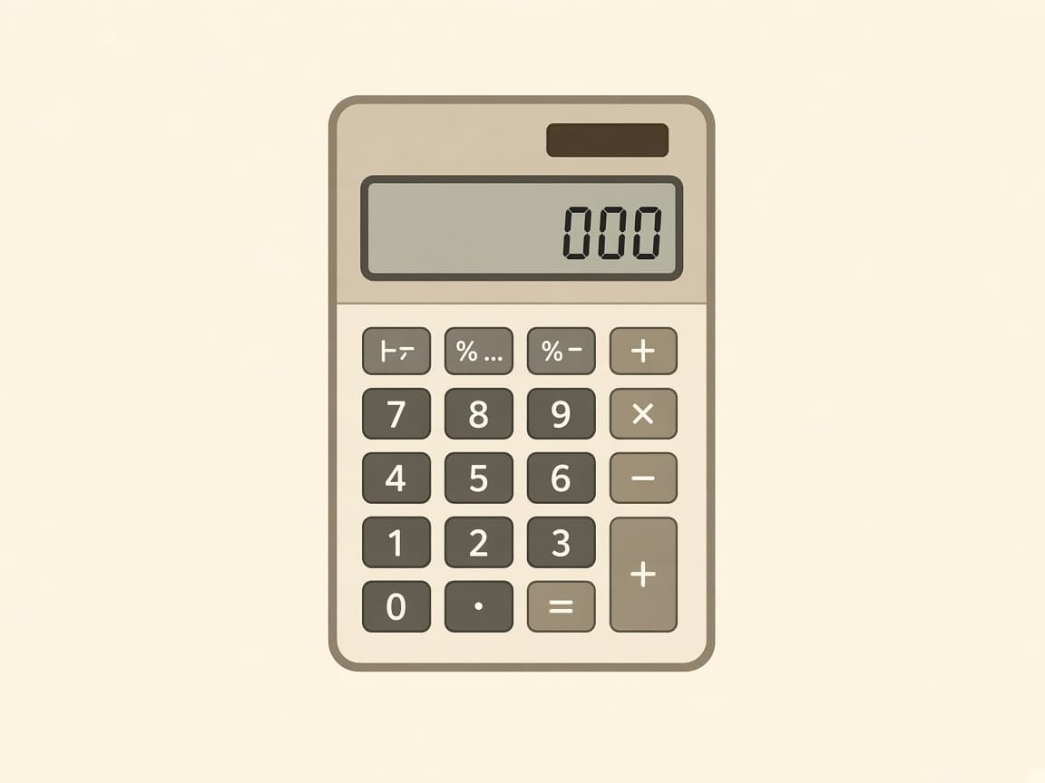 Basic calculator representing a passive course site